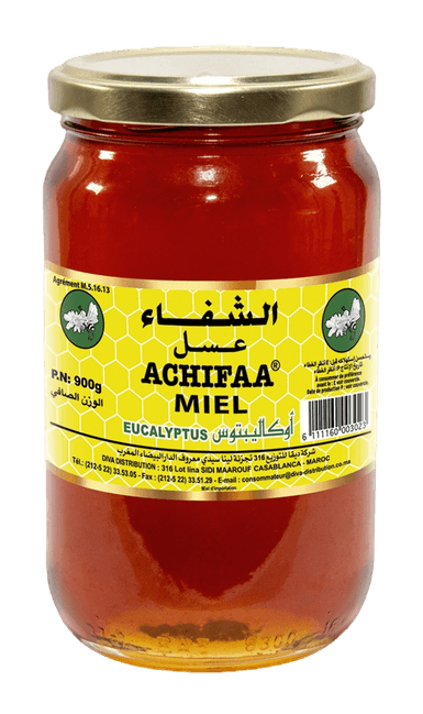 Miel d'eucalyptus du Maroc 250g