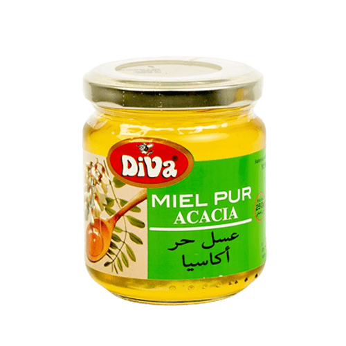 Diva - Miel Acacia Pot verre 250 G DIVA